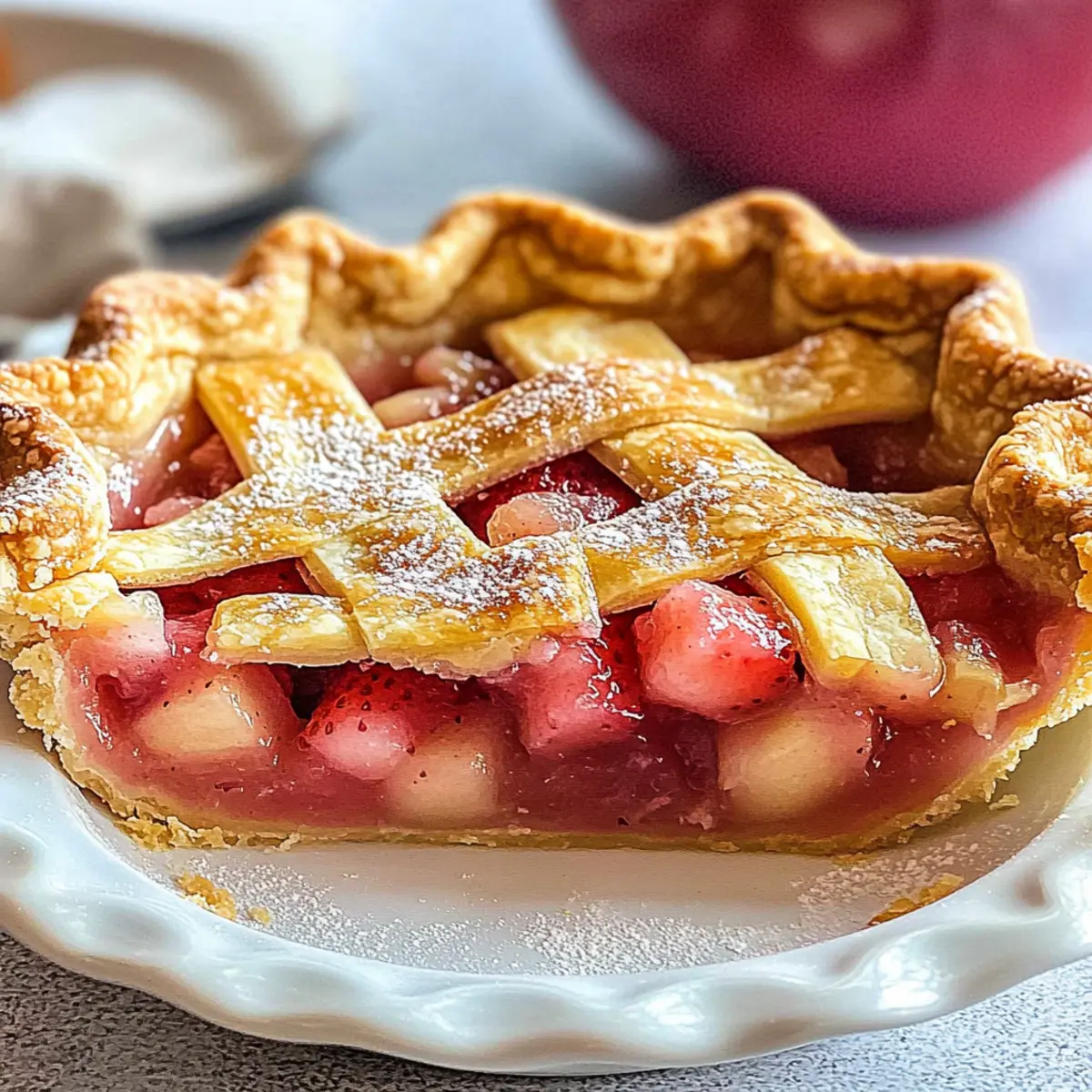 Strawberry Rhubarb Pie