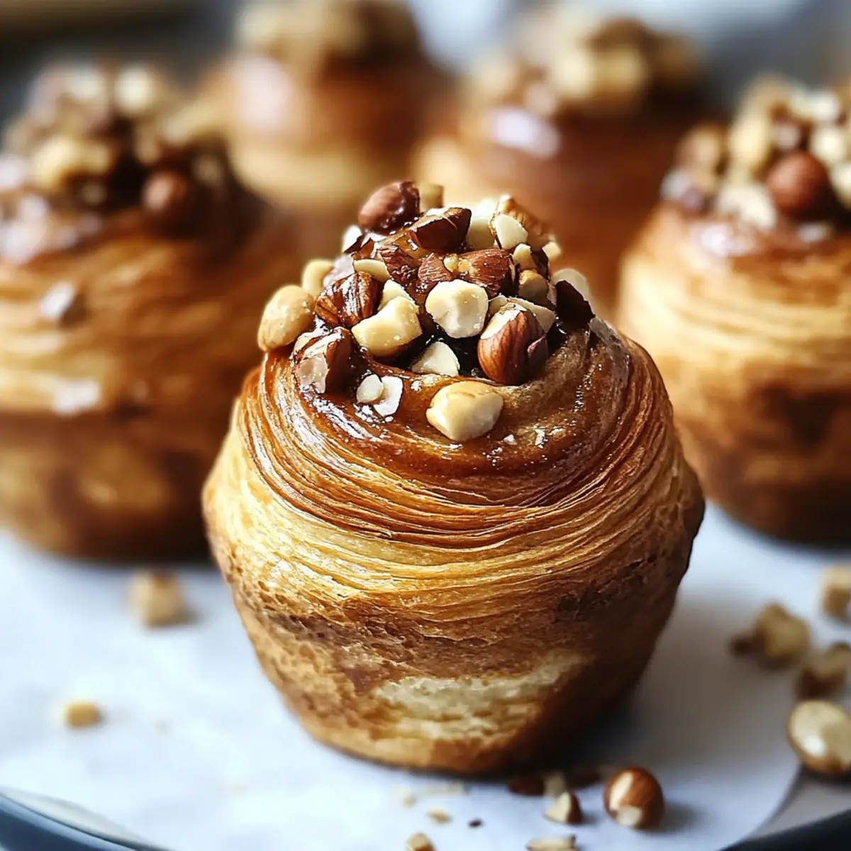 Hazelnut Cruffins
