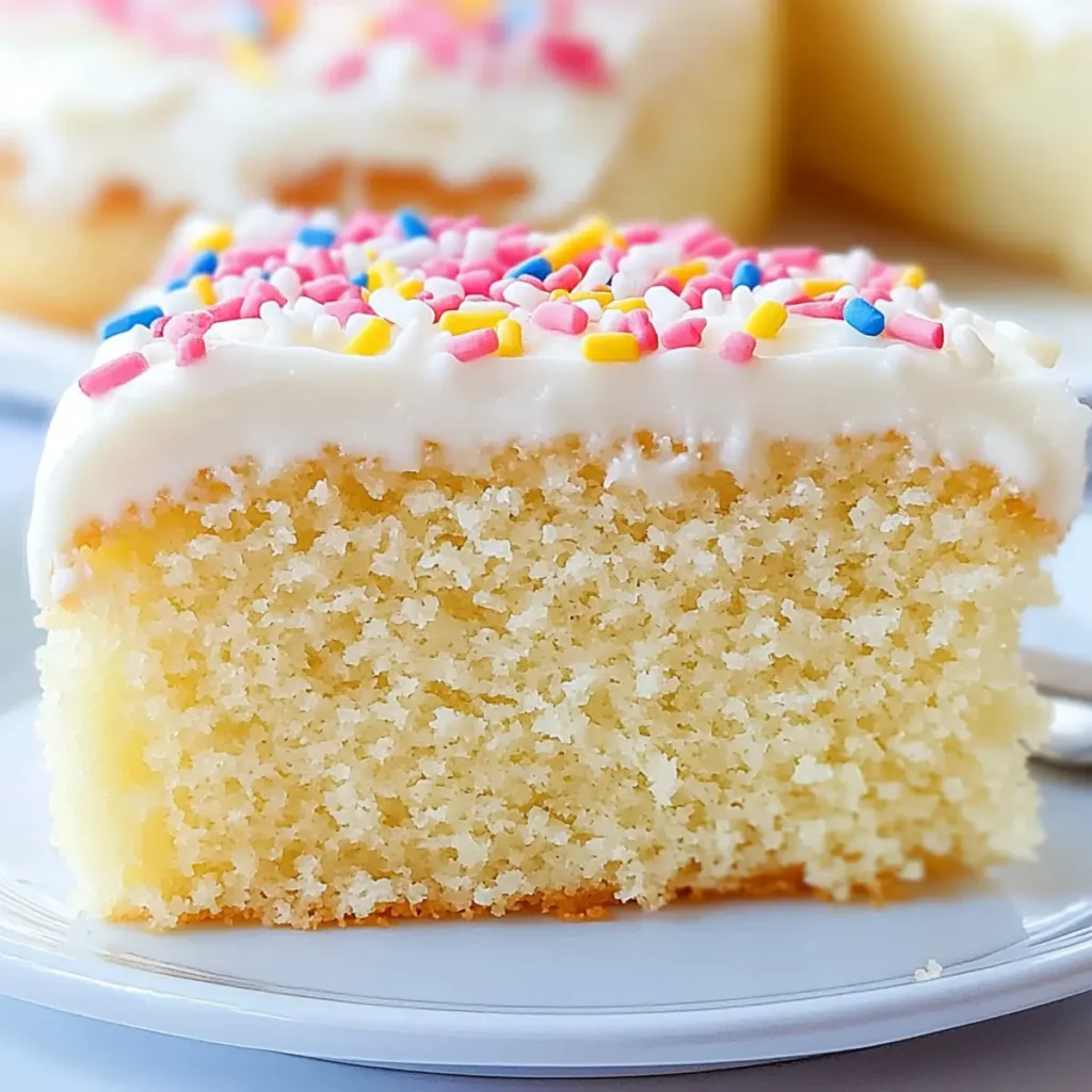 Moist Vanilla Cake