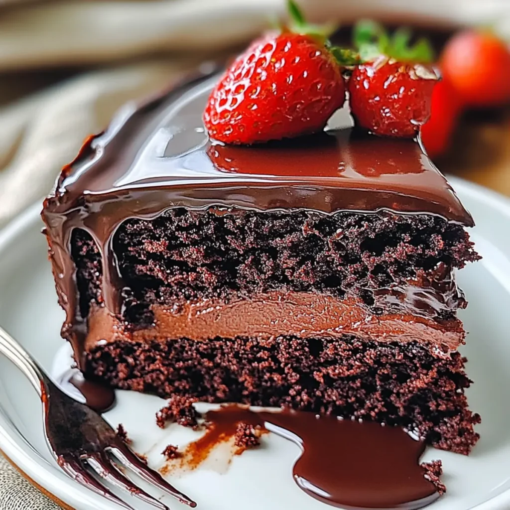 VALENTINE’S DAY Chocolate Ganache Cake Recipe (Rich & Romantic)