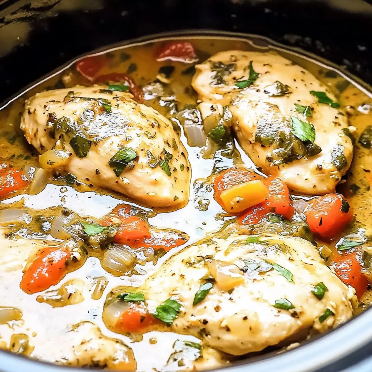 Crock Pot Tuscan Chicken