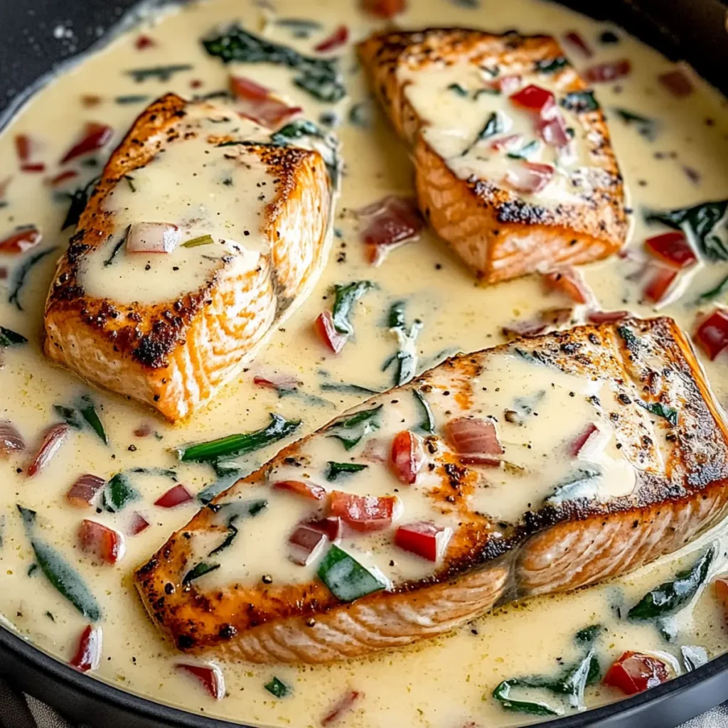 Creamy Tuscan Salmon