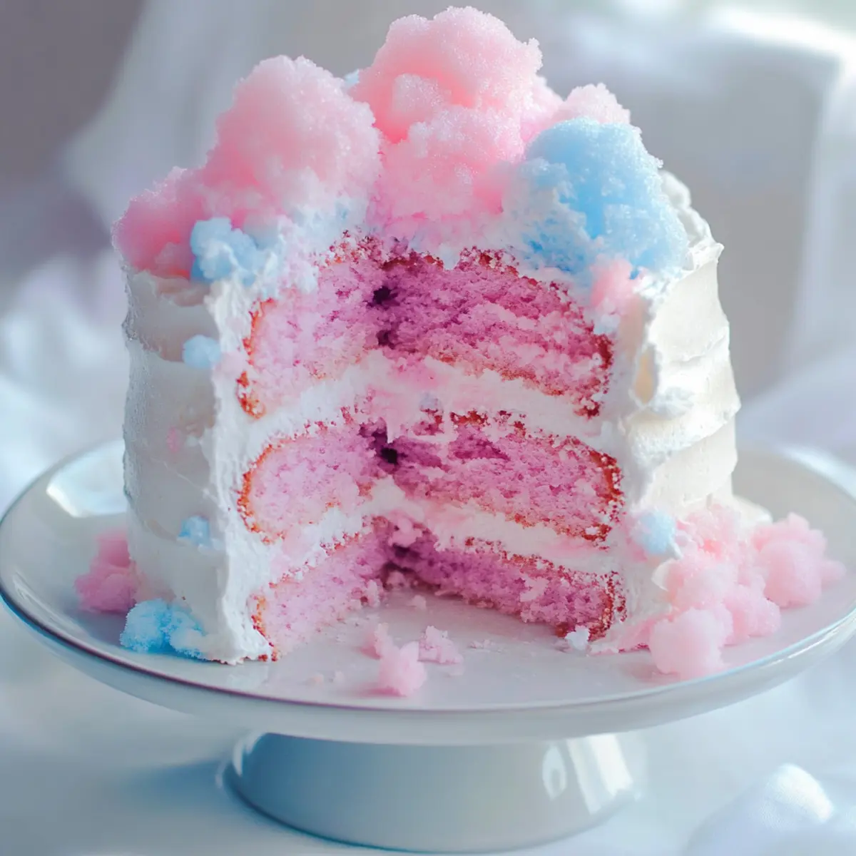 Cotton Candy Cake