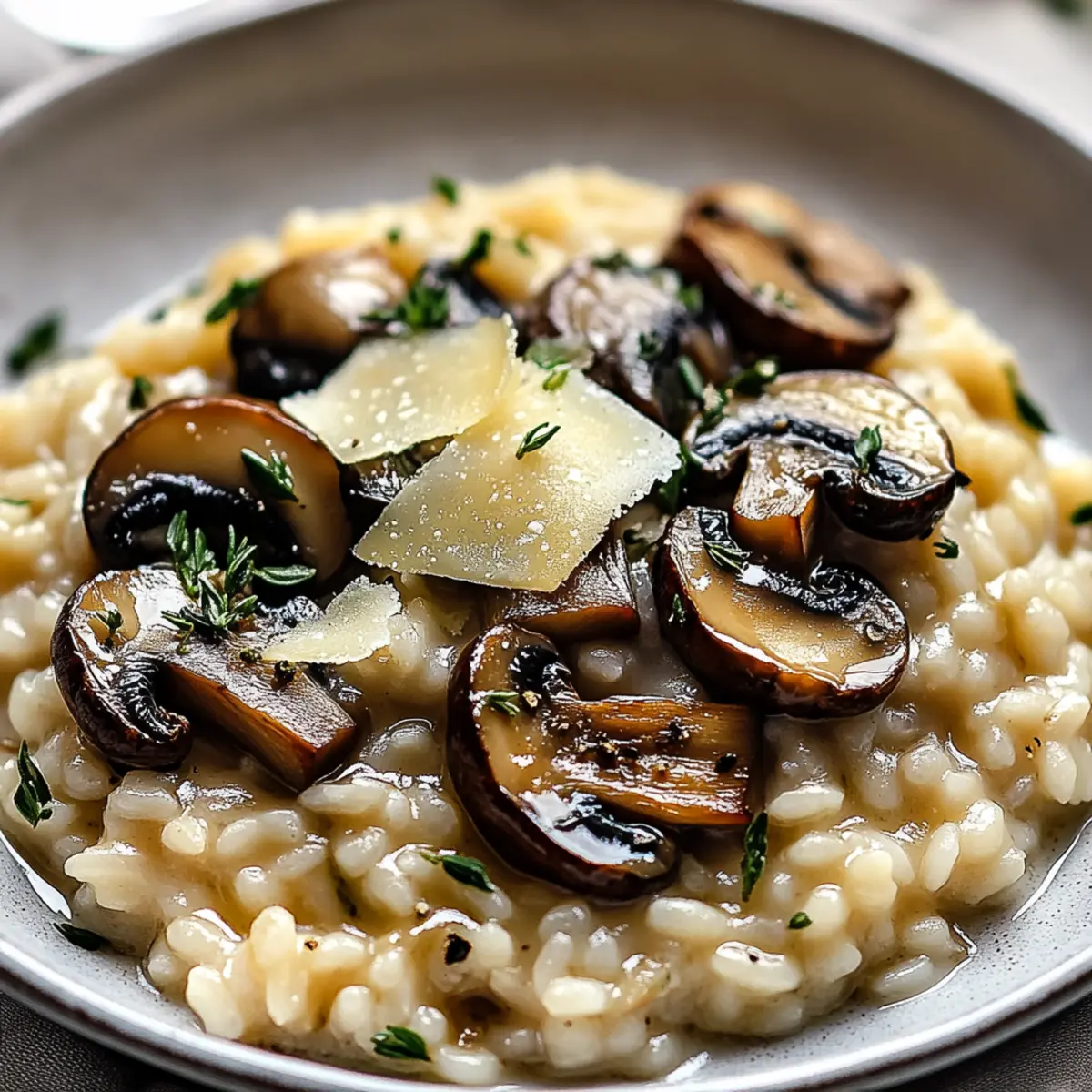 VALENTINE’S DAY Mushroom Risotto (Romantic Dinner for Two)