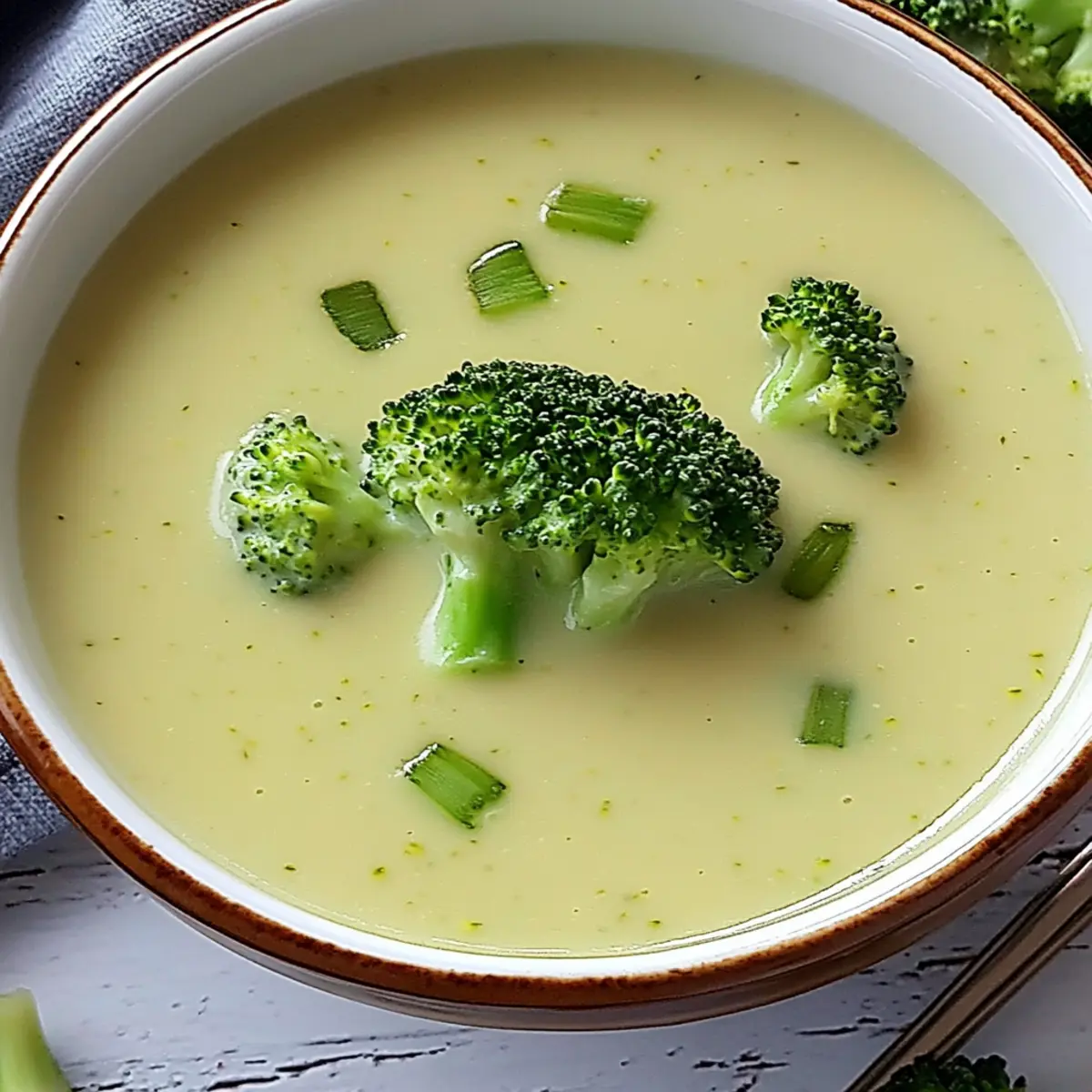 Slow Cooker Cream of Broccoli Soup
