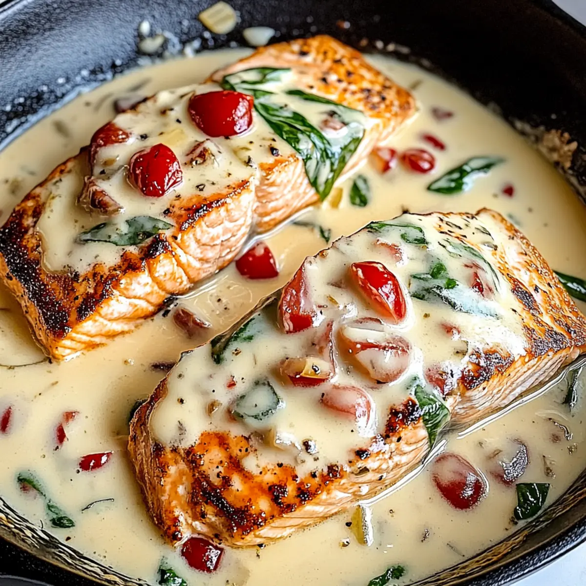 Creamy Tuscan Salmon