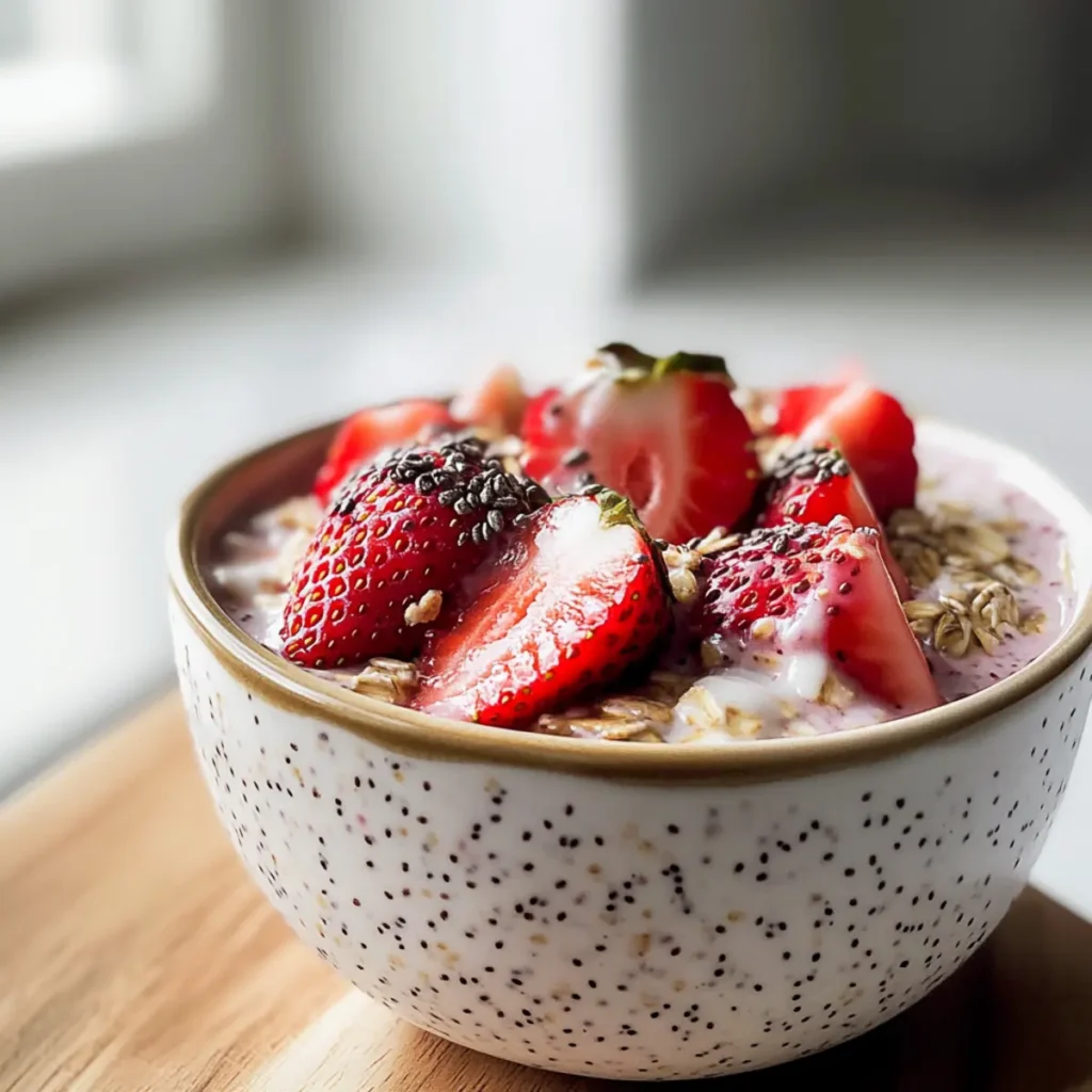 Strawberry Overnight Oats
