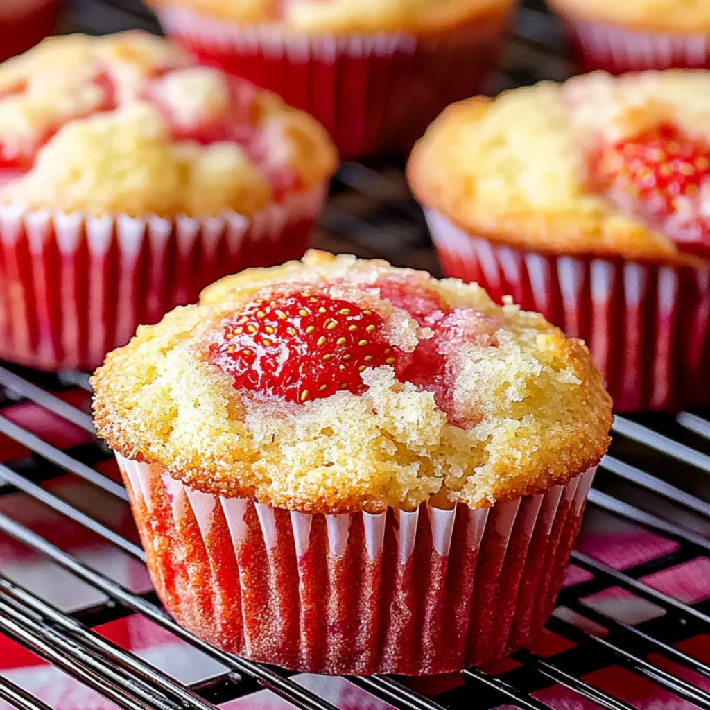 Homemade Strawberry Muffins