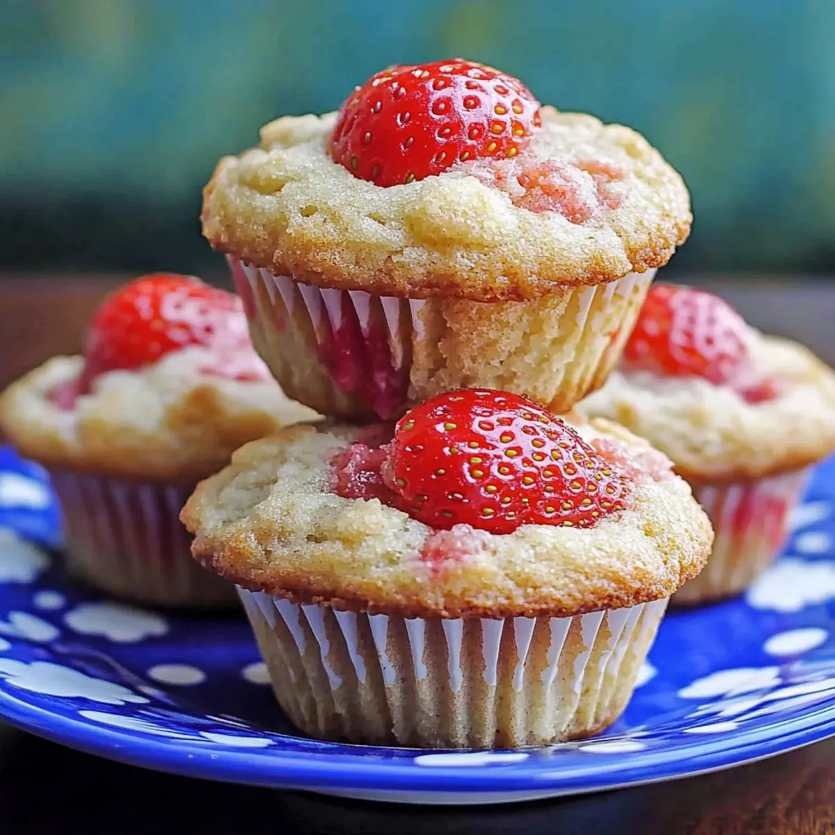 Strawberry Shortcake Muffins