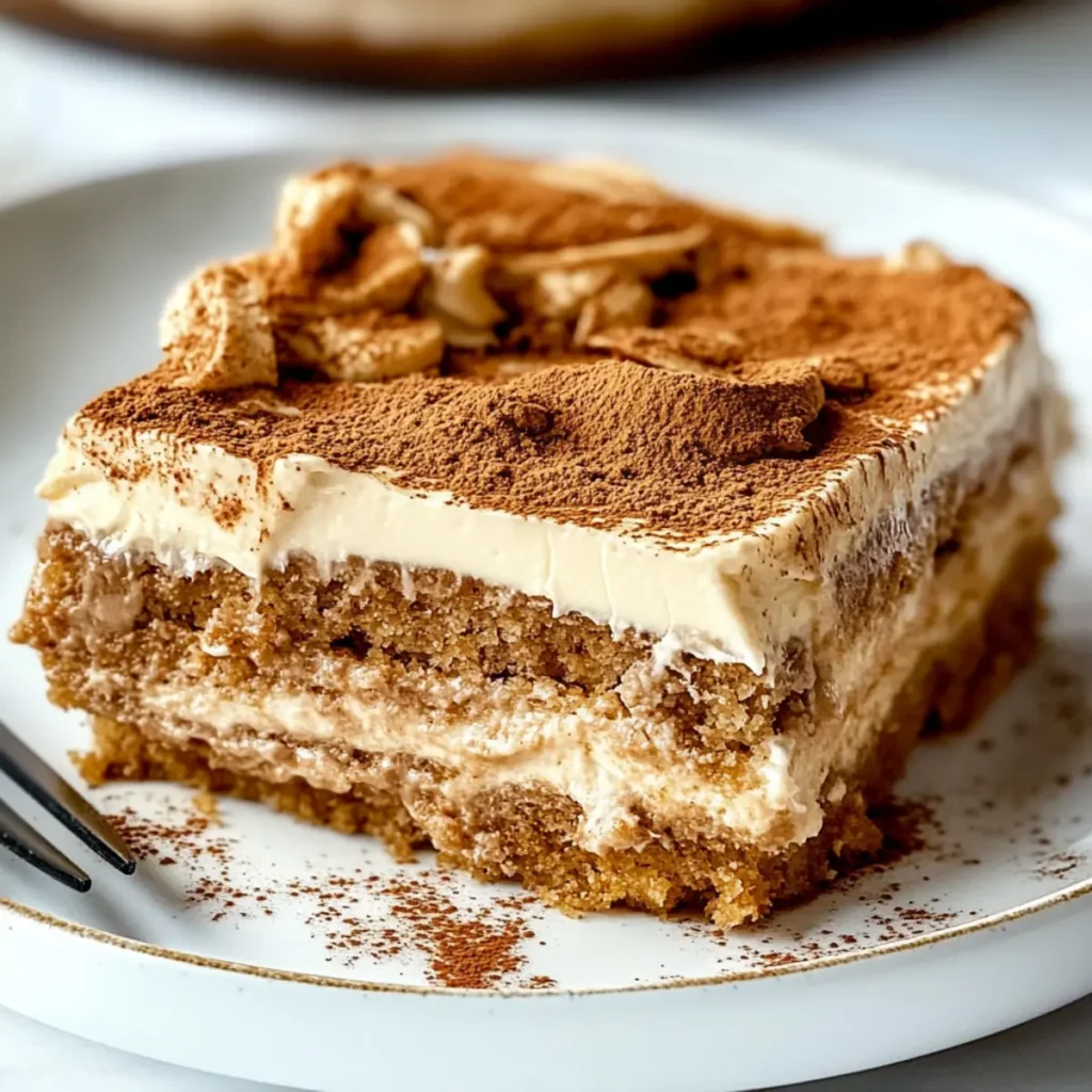 Easy Biscoff Speculoos Tiramisu