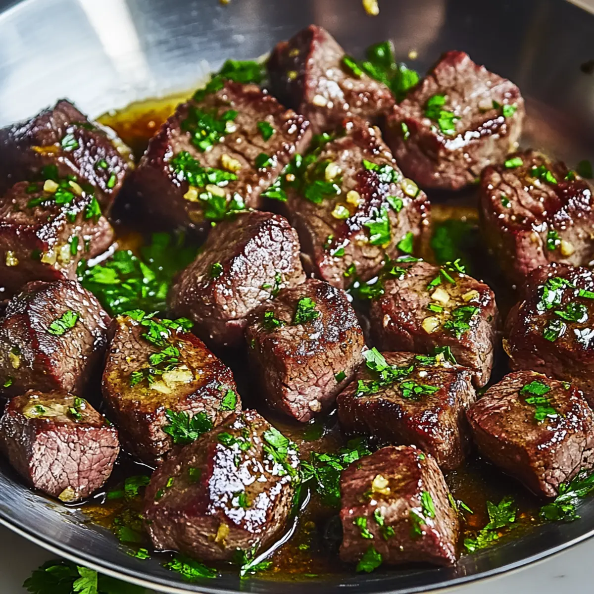 Garlic Butter Steak Bites