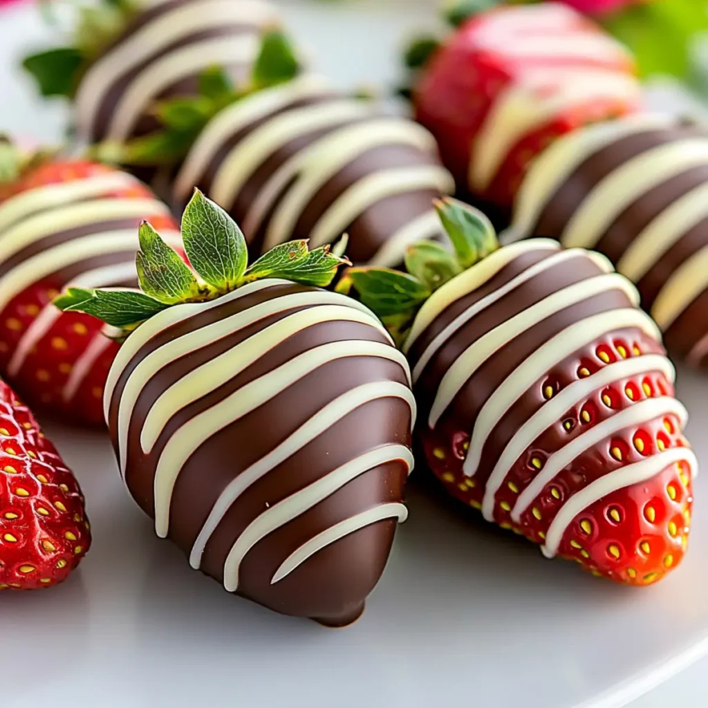 Valentine's Day Chocolate Covered Strawberries