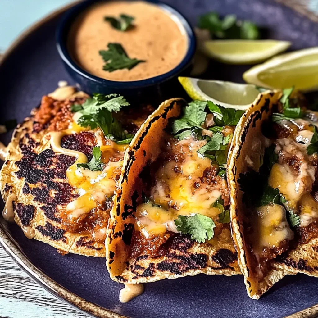 Burnt Cheese Tacos
