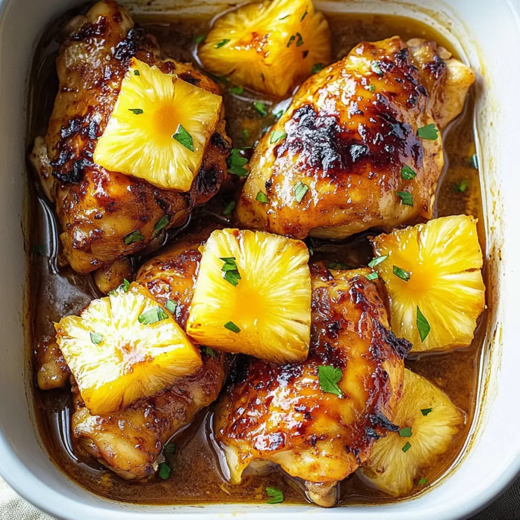 Fiery Pineapple Chicken