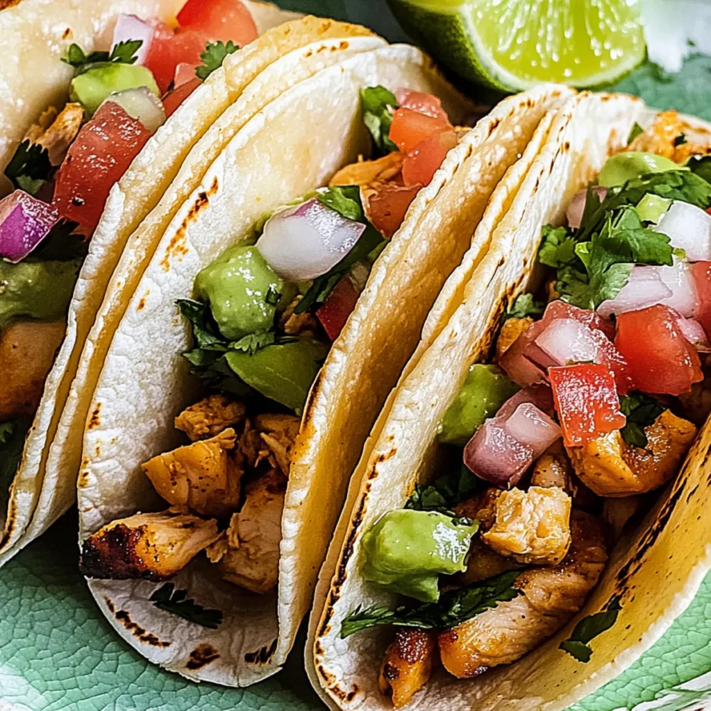 SUPER BOWL Chicken Tacos