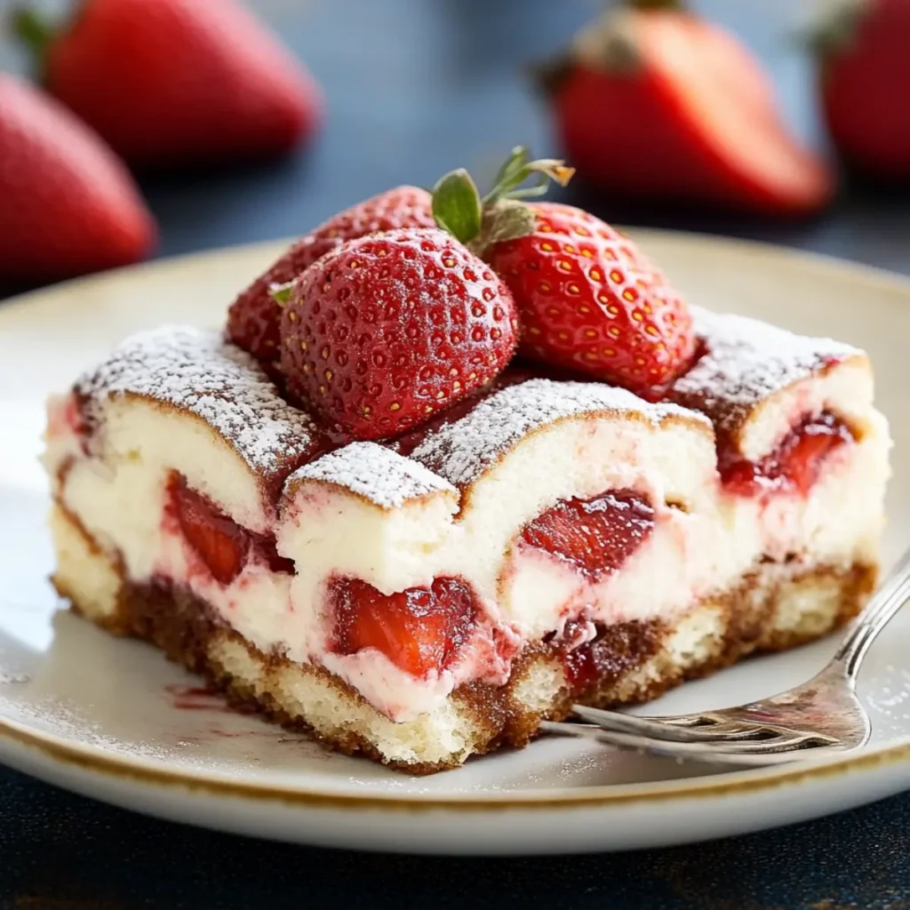 White Chocolate-Strawberry Tiramisu