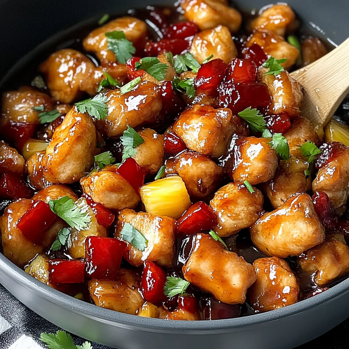 Sticky Pineapple Chicken
