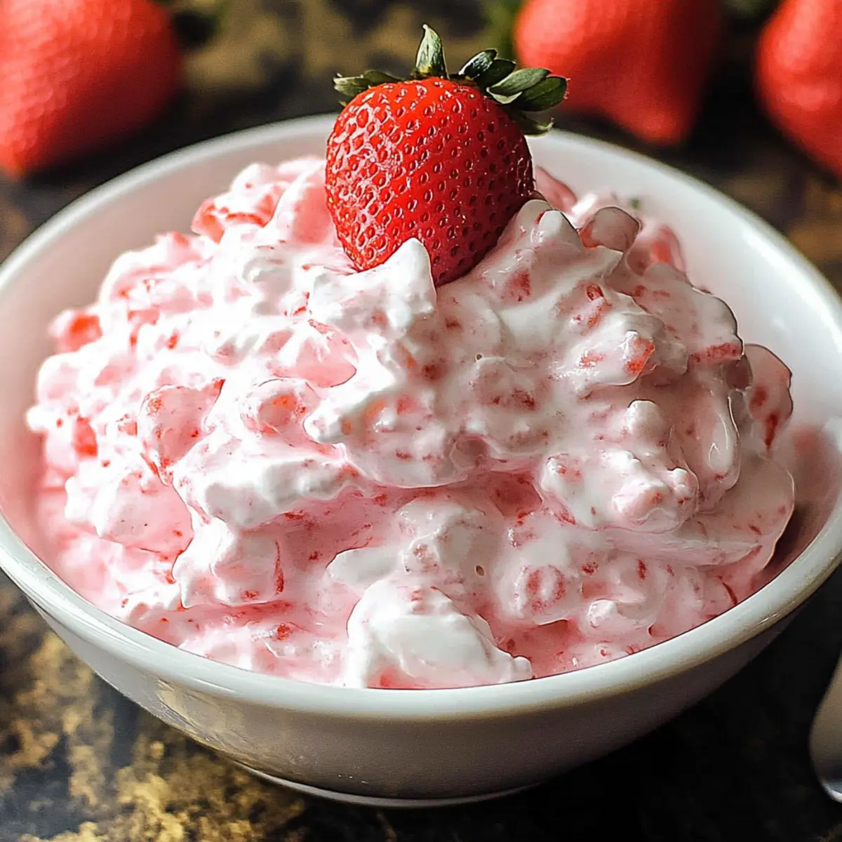 Strawberry Jello Fluff Salad