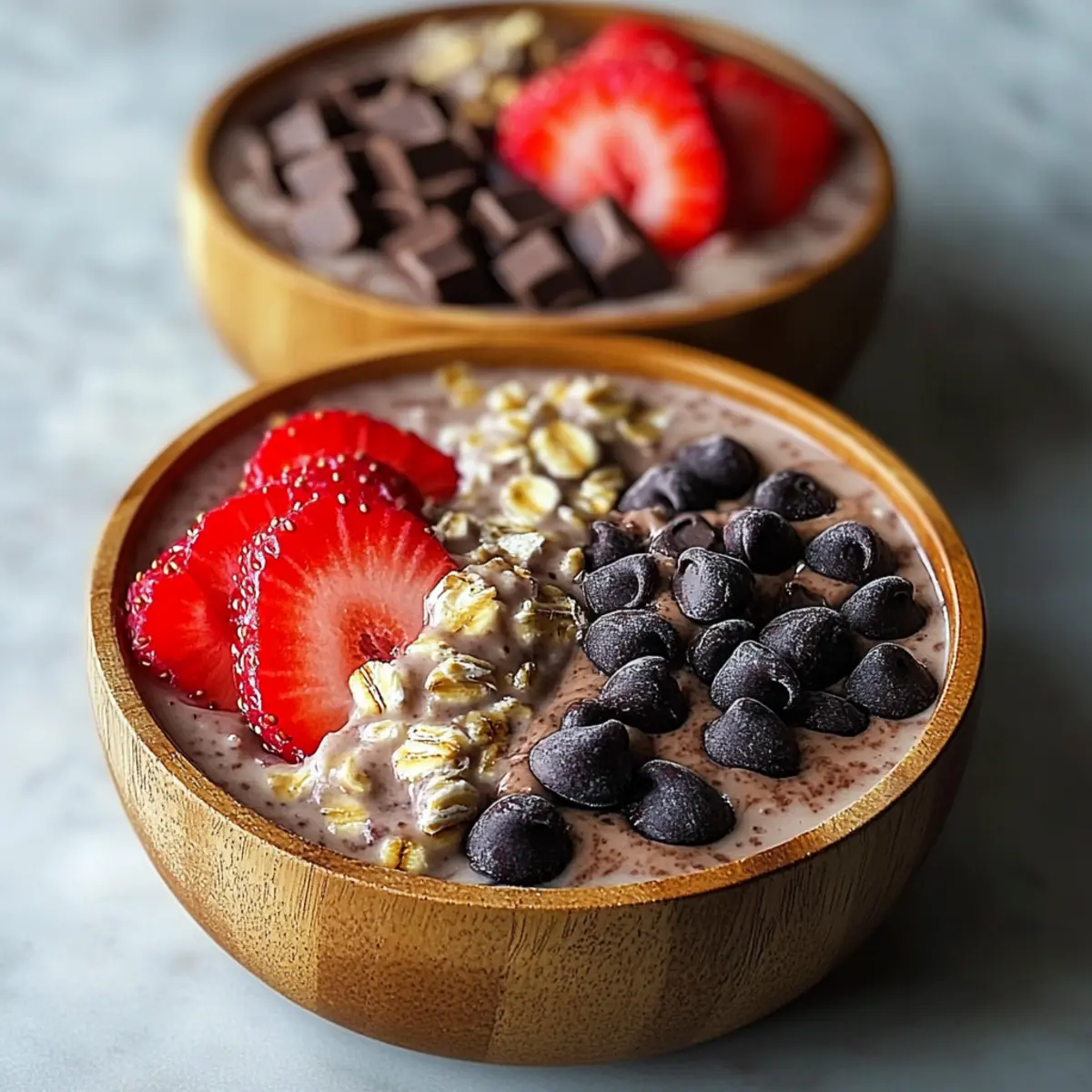 Chocolate Strawberry Overnight Oats