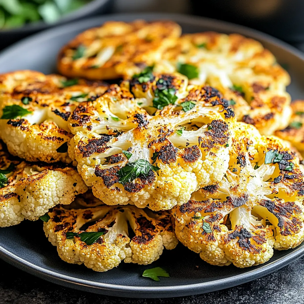 Air Fryer Cauliflower Steaks