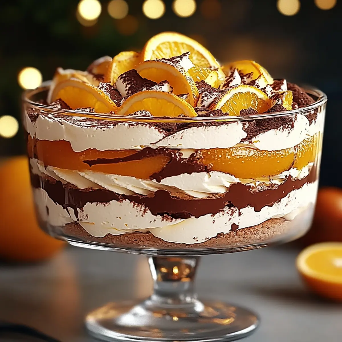 Chocolate Orange Tiramisu Trifle
