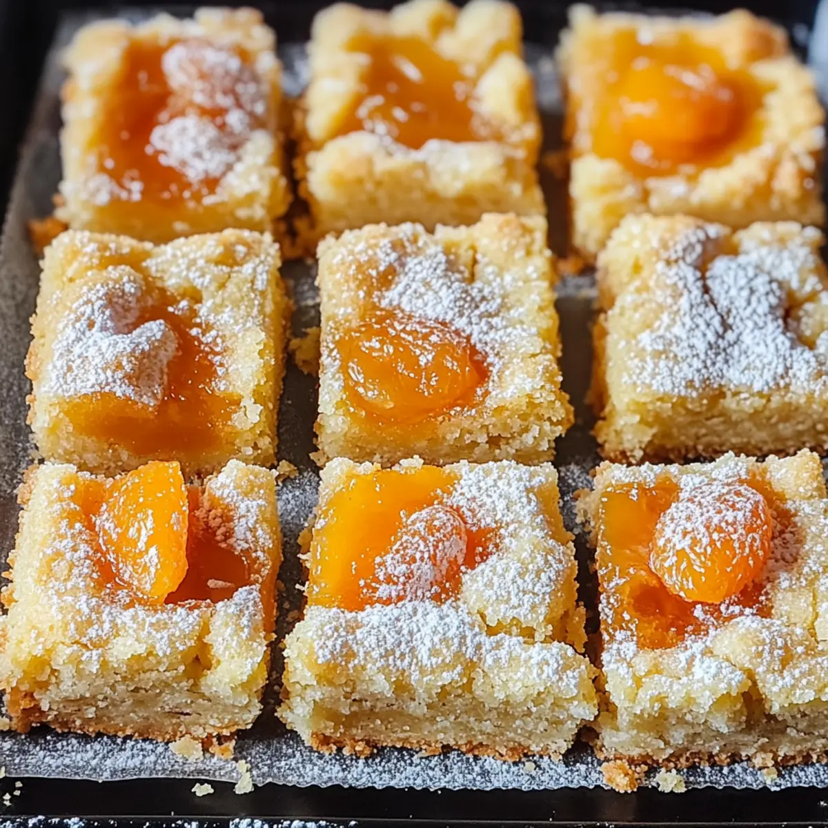 Apricot Shortbread Bars