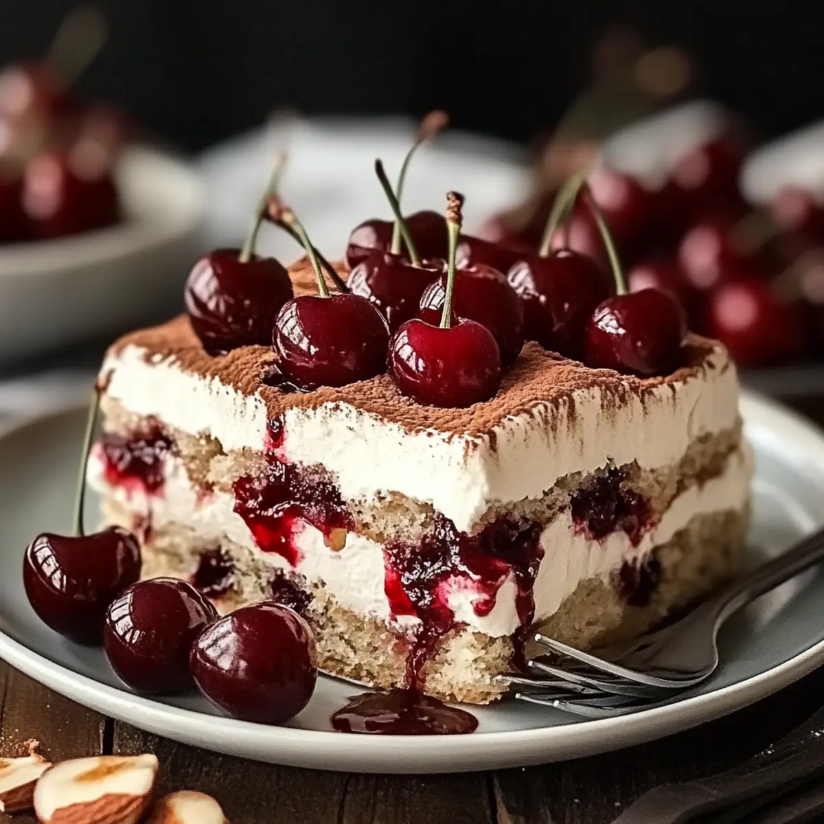 Cherry Amaretto Tiramisu