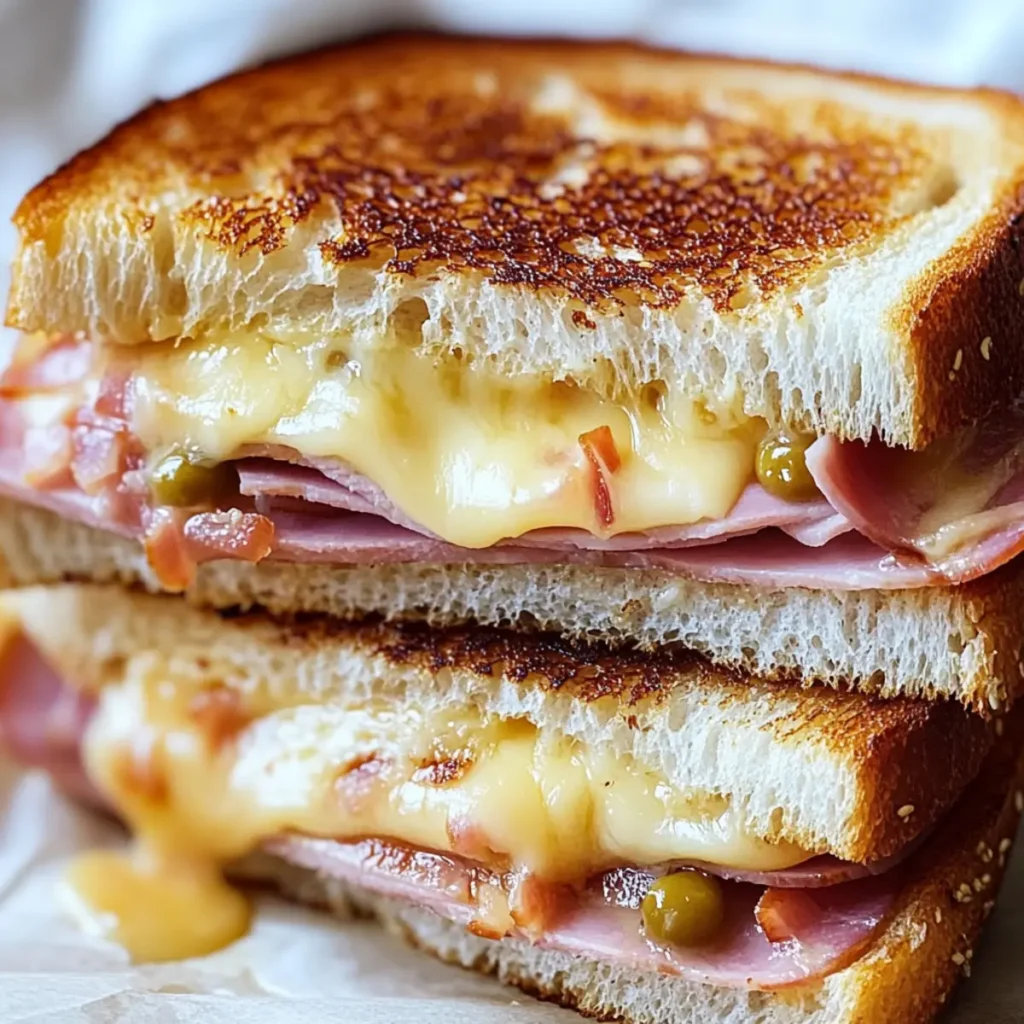 Hot Ham and Cheese Sandwiches