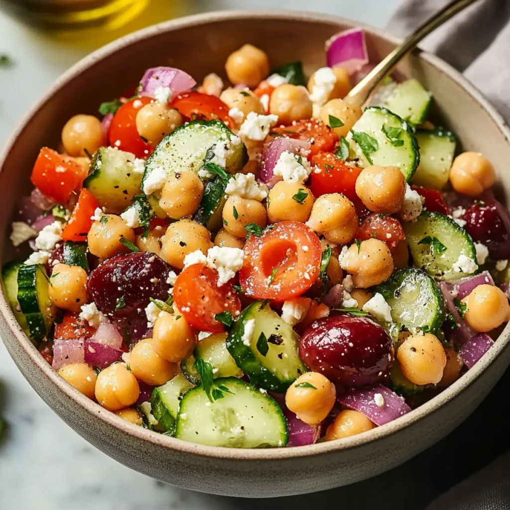 Greek Chickpea Salad