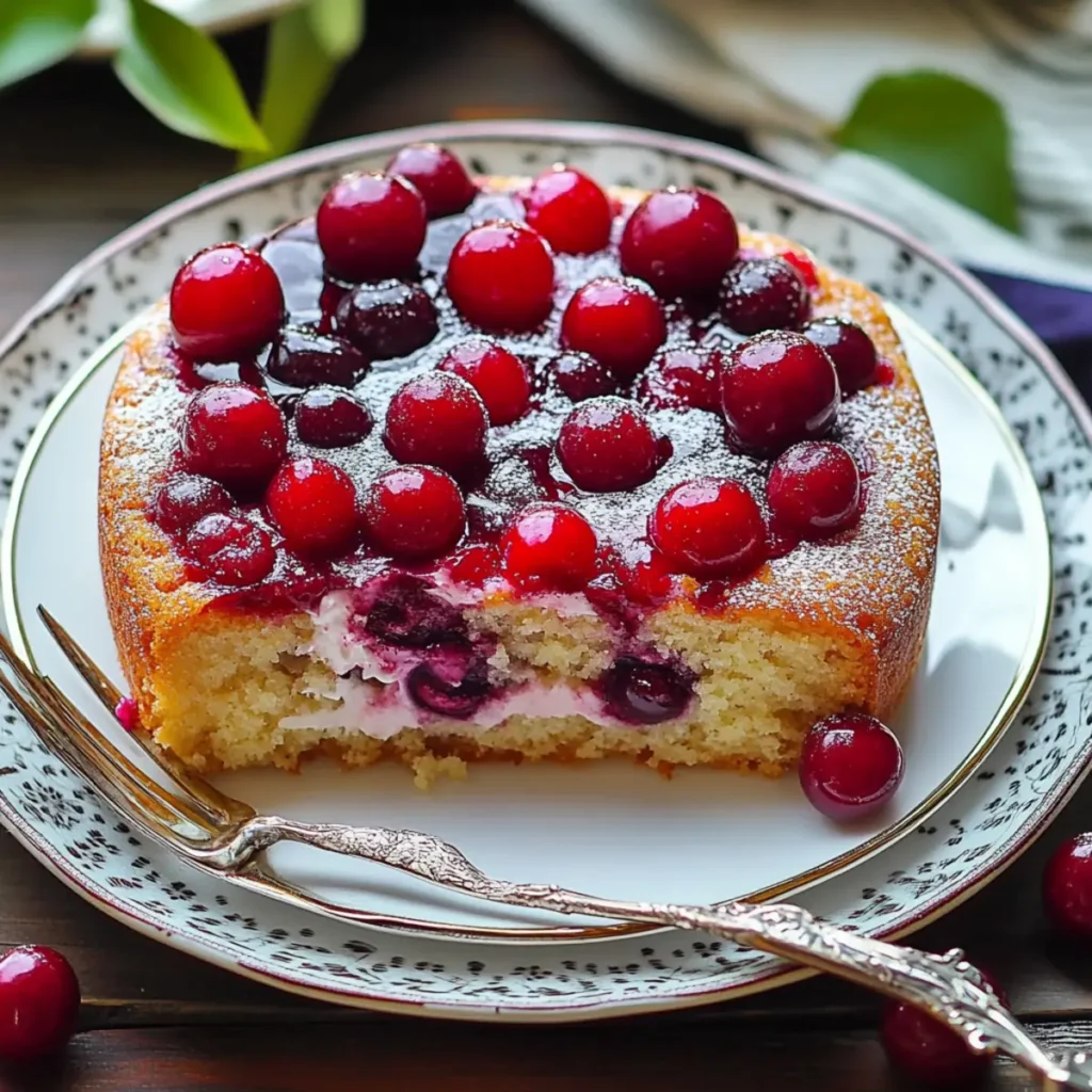 Summer Cake - Simple Cherry Cake