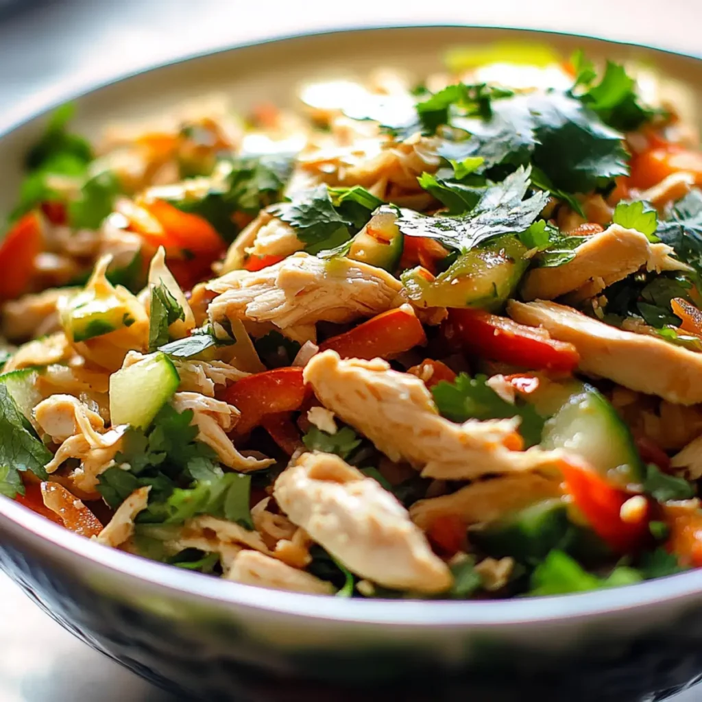Chopped Thai-Inspired Chicken Salad