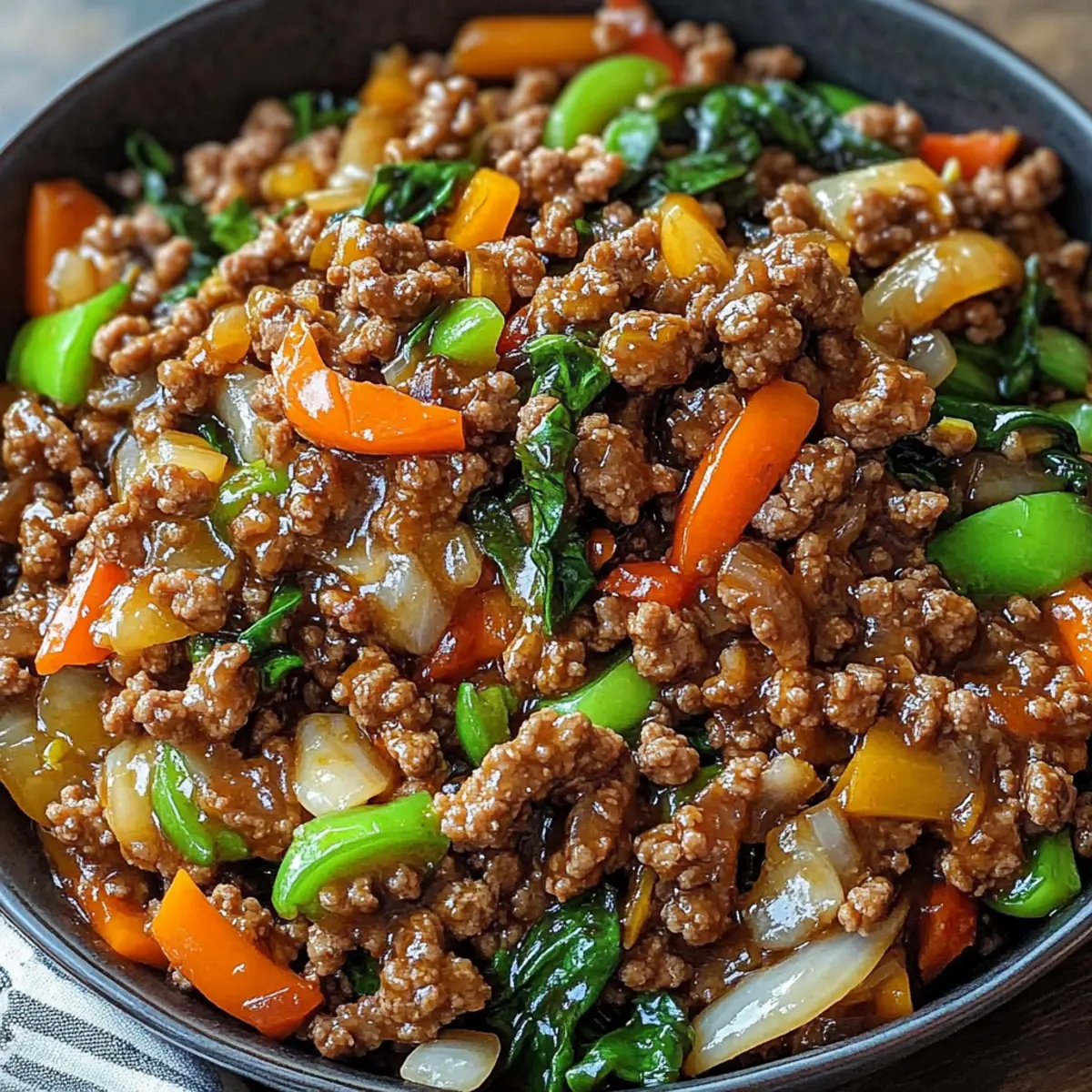 Ground Beef Stir Fry