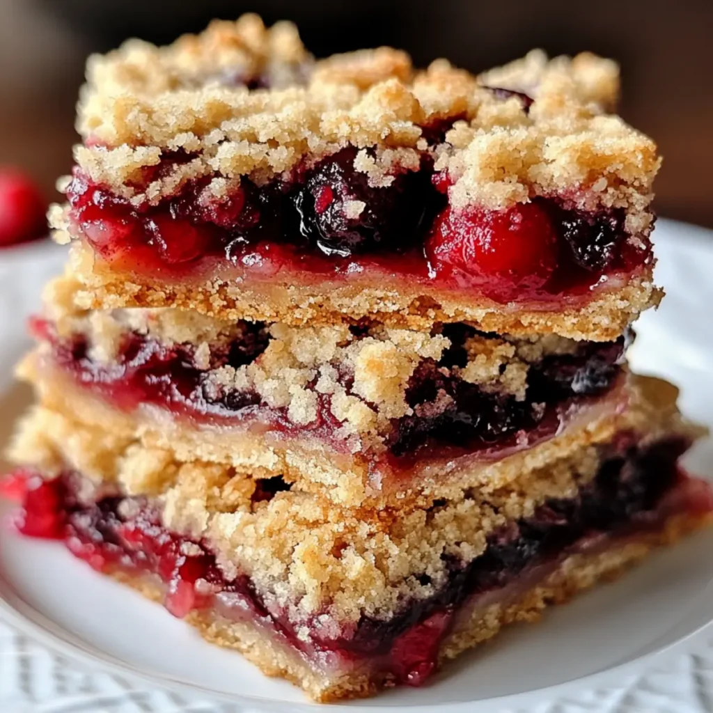 Cherry Pie Crumb Bars