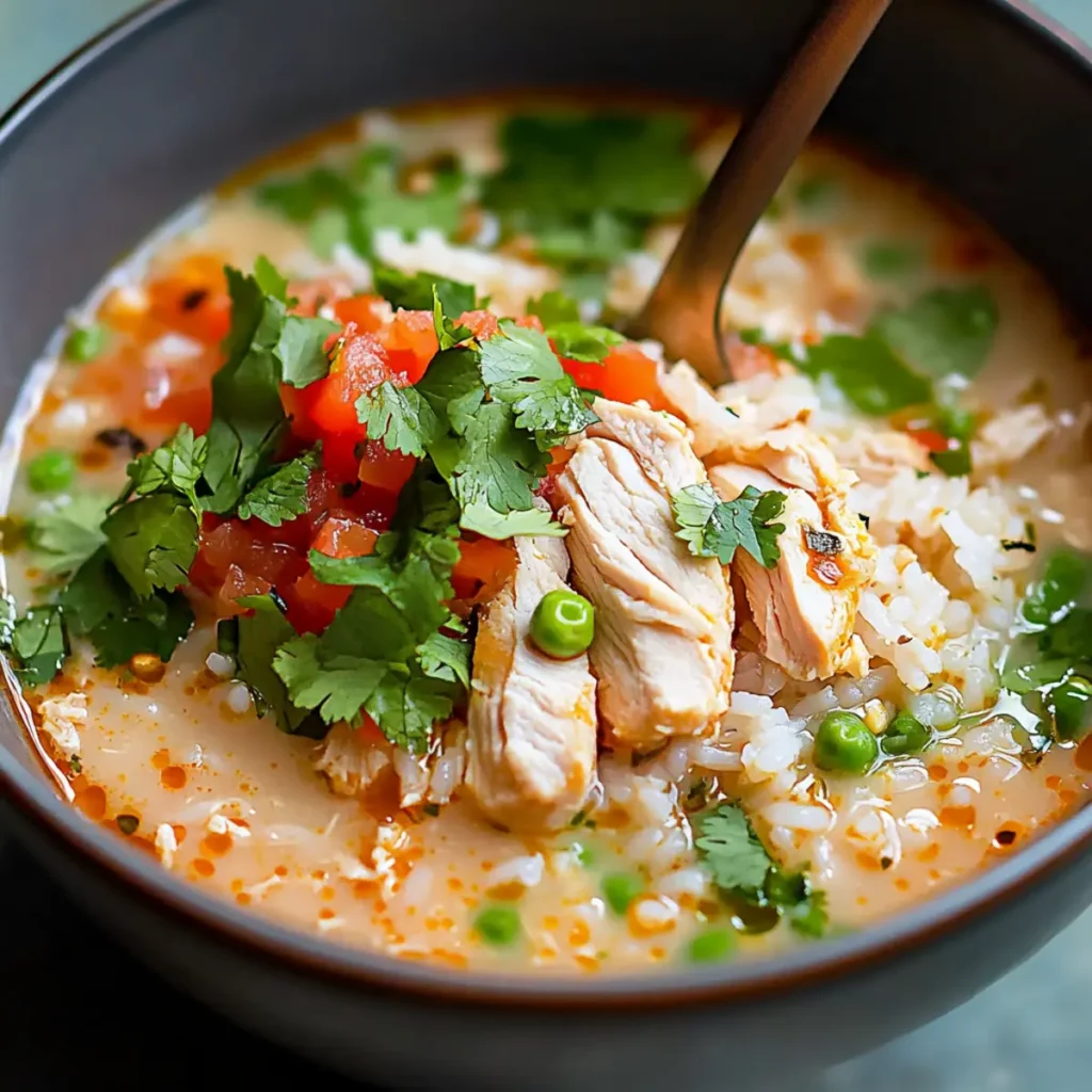Coconut Chicken Brothy Rice