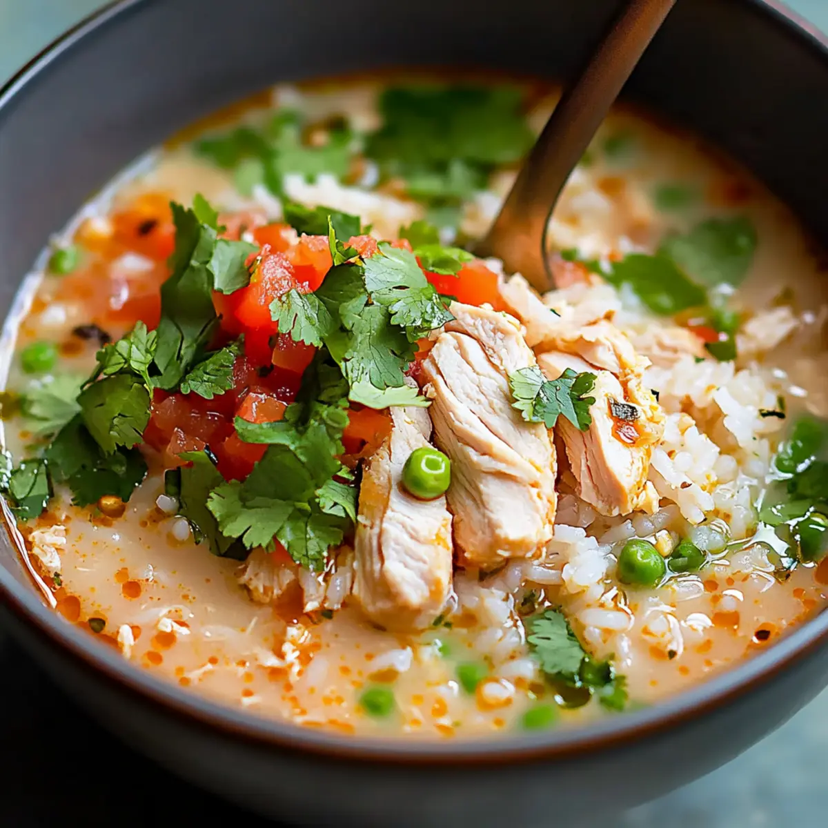 Coconut Chicken Brothy Rice