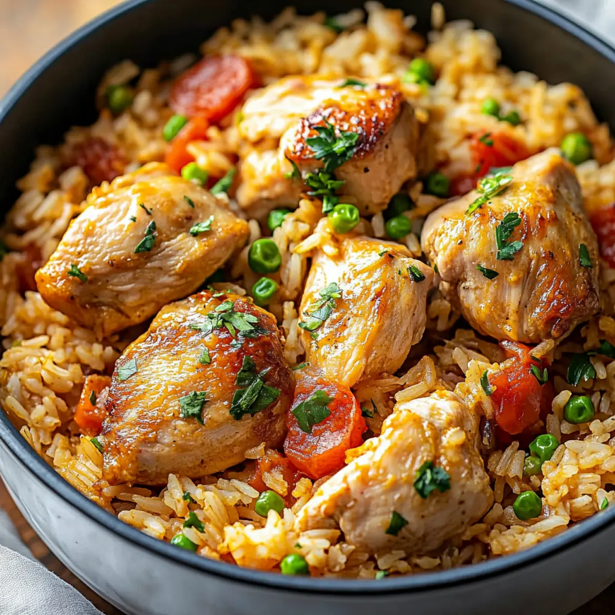 Easy Healthy Portuguese Chicken and Rice